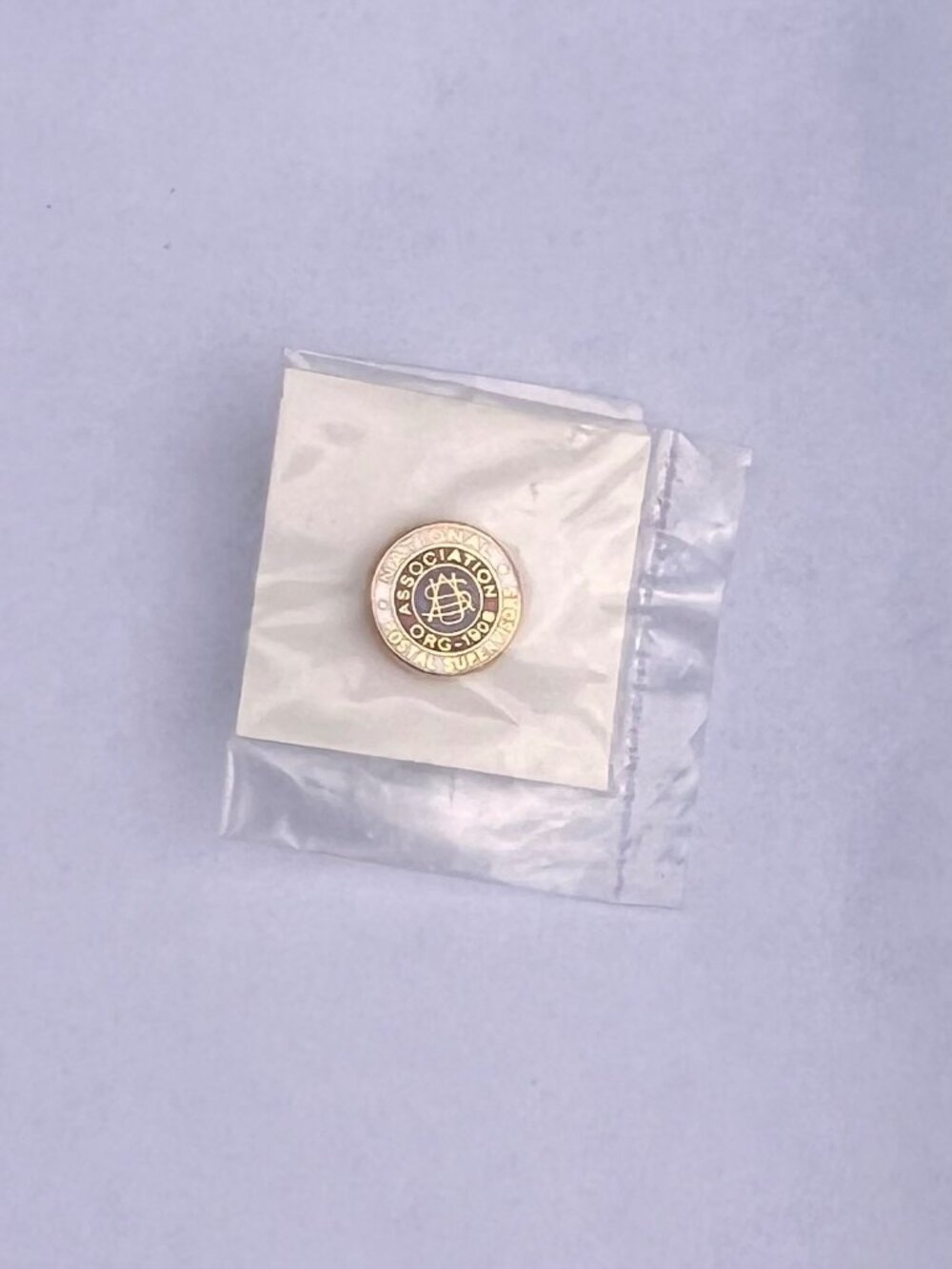 Vintage NAPS Organizational Member Enamel Lapel Pin National Association of Post
